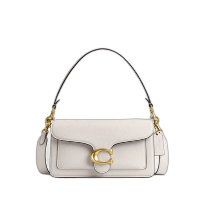 Tabby Shoulder Bag  26 - Brass/Chalk