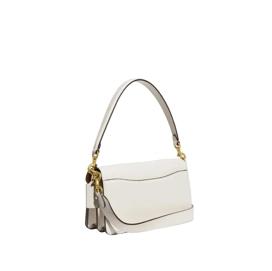 Tabby Shoulder Bag  26 - Brass/Chalk